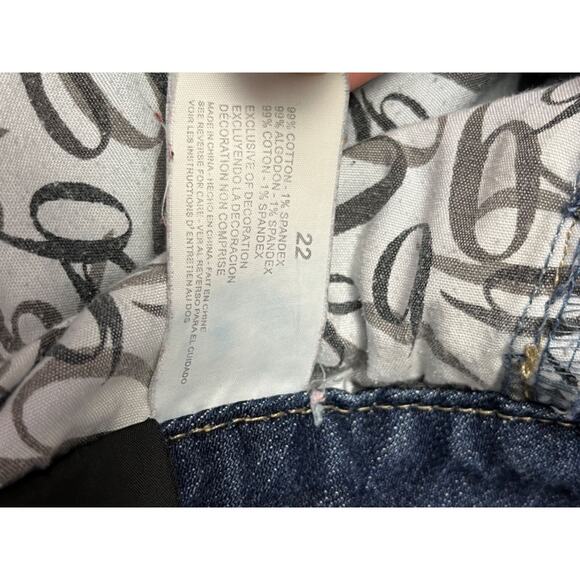 Nine West Jeans Womens plus size 22 denim straight leg - Picture 4 of 6